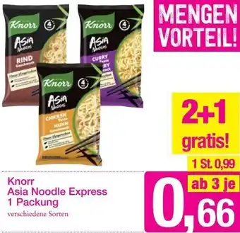 Sutterlüty Knorr Asia Noodle Express 1 Packung Angebot