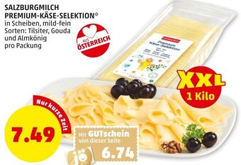 PENNY Salzburgmilch Premium-Käse-Selektion 1 Kilo Angebot