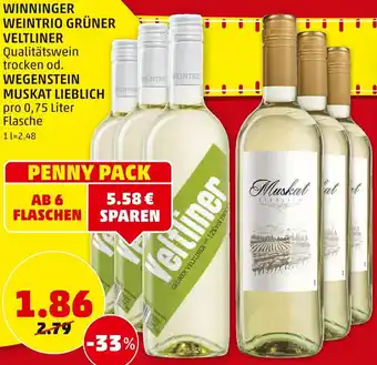 PENNY Winninger Weintrio Grüner Veltliner Angebot
