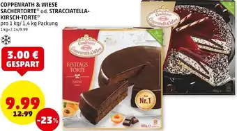 PENNY Sachertorte od. Stracciatella-Kirsch-Torte 1 kg/ 1,4 kg Angebot