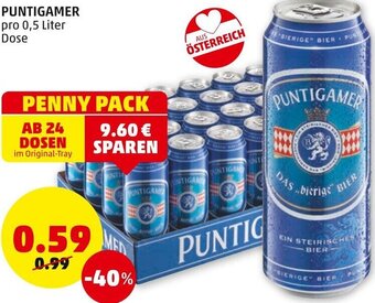PENNY Puntigamer 0,5 Liter Angebot