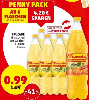 PENNY Frucade 1,5 Liter Angebot