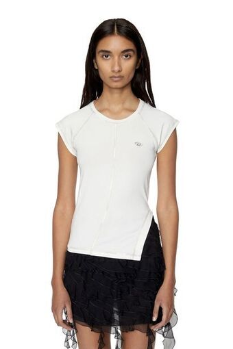 Diesel T-shirt mit sichtbaren nähten Angebot