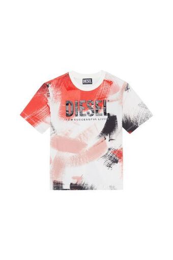 Diesel Brushstroke t-shirt mit-logo Angebot