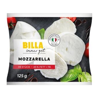 Billa Mozzarella Angebot