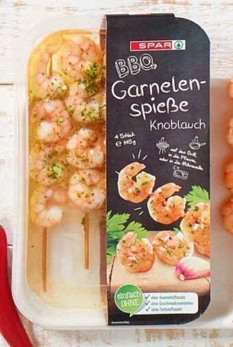 Spar BBQ Garnelenspieße Angebot