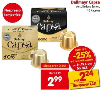 Interspar Dallmayr Capsa Angebot