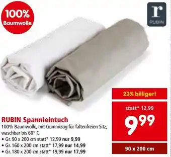 Interspar Restaurant Rubin Spannleintuch 90 x 200 cm Angebot