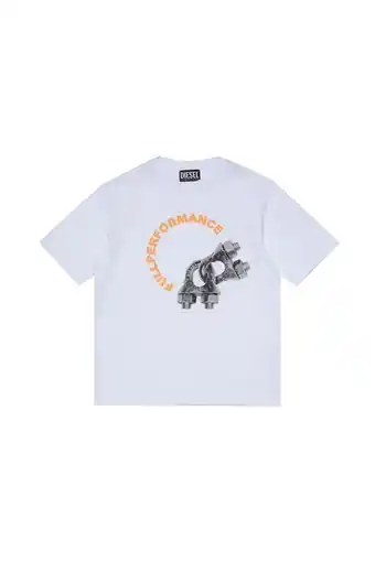 Diesel T-shirt mit print-aufnäher Angebot