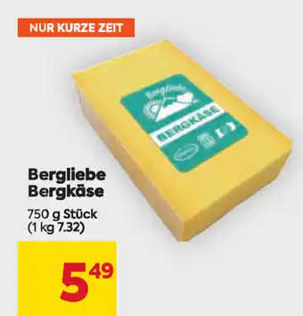 Billa Corso Bergliebe Bergkäse 750g Angebot