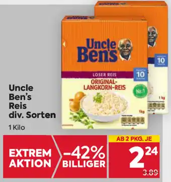 Billa Corso Uncle Ben's Reis 1Kl Angebot