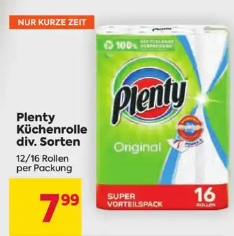 Plenty Kûchenrolle 12/16 Rolle