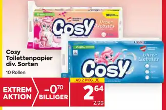 Billa Corso Cosy Toilettenpapier 10 Rollen Angebot