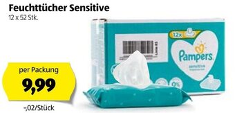 Hofer Feuchttücher Sensitive Angebot