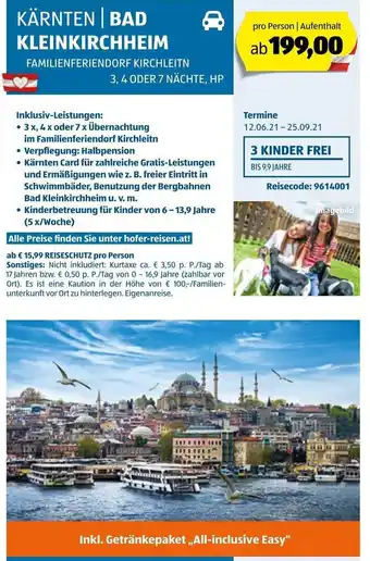 Hofer Kärnten Bad Kleinkirchheim Angebot