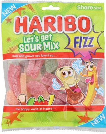Action Haribo Let's Get Sour Mix 350 g Angebot
