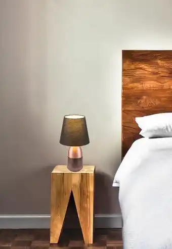 Möbelix Tischlampe kupferfarben/ schwarz mit touchschalter Angebot