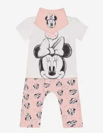 Takko Newborn set aus shirt, leggings und lätzchen - minnie mouse Angebot