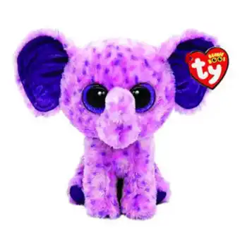 Claire's Ty® beanie boos eva the pink speckled elephant soft toy Angebot