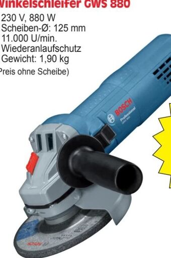 Zgonc Winkelschleifer GWS 880 Angebot