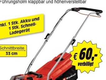 Zgonc Akku-Rasenmäher GE-CM 18/33 Li Set Angebot