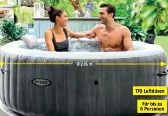 Bauhaus Whirlpool PureSpa Bubble Massage Greywood Deluxe Angebot