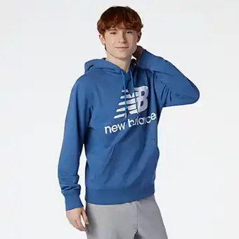 New Balance Nb essentials stacked logo po kapuzenpullover Angebot
