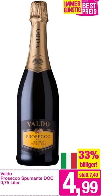 Sutterlüty Valdo Prosecco Spumante DOC 0,75 Liter Angebot