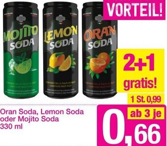 Sutterlüty Oran Soda, lemon Soda oder Mojito Soda 330 ml Angebot