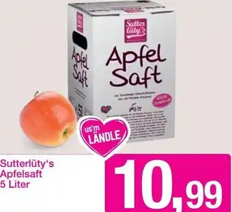 Sutterlüty Apfelsaft 5 Liter Angebot