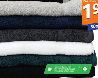 Action Capetown Handtuch Oder Badetuch 70 x 140 cm Angebot