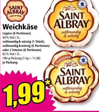 Norma Weichkäse 180 g Angebot