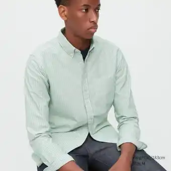 UNIQLO Oxford striped slim fit shirt Angebot