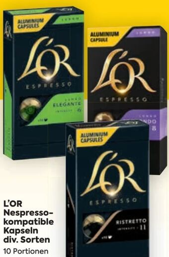 Billa Nespressokompatible Kapseln Angebot