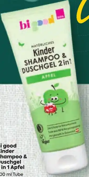 Billa Bi Good Kinder Shampoo & Duschgel 2 in 1 Apfel 200 ml Angebot
