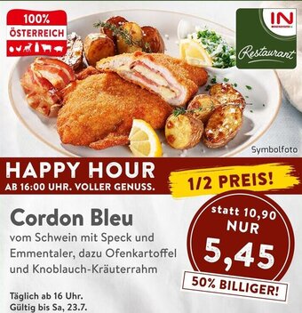 Interspar Cordon Bleu Angebot