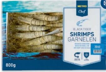 Metro Black Tiger Garnelen Angebot