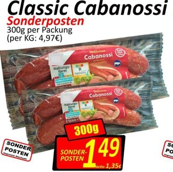 Wurstico Classic Cabanossi 300 g Angebot