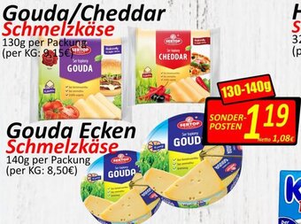 Wurstico Gouda/ Cheddar 130 g or Gouda Ecken 140 g Angebot