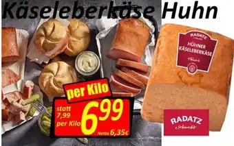 Wurstico Käseleberkäse Huhn per kilo Angebot
