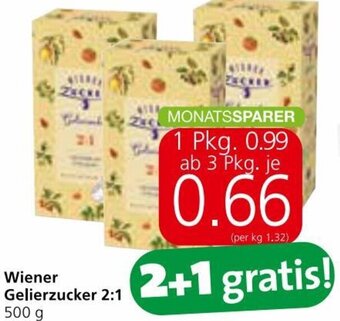 Spar Wiener Gelierzucker 2:1 500 g Angebot