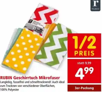 Interspar Restaurant Rubin Geschirrtuch Mikrofaser Angebot