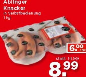 Unimarkt Ablinger Knacker 1 kg Angebot