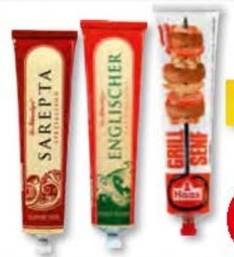 Unimarkt Haas Grill-, Sarepta-, Englischer-oder Balsamico Senf 200 g Angebot
