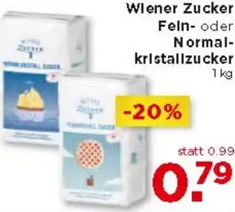 Unimarkt Wiener Zucker Fein-oder Normal-Kristallzucker 1 kg Angebot