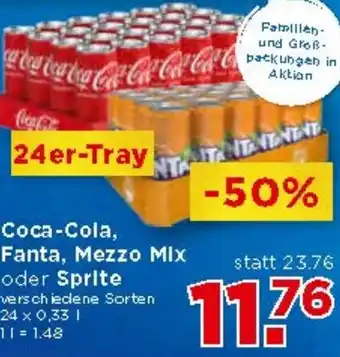 Unimarkt Coca-Cola, Fanta, Mezzo Mix oder Sprite 1l Angebot