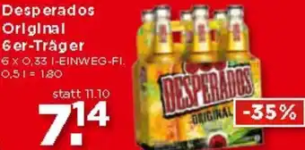 Unimarkt Desperados Original 0,5 L Angebot