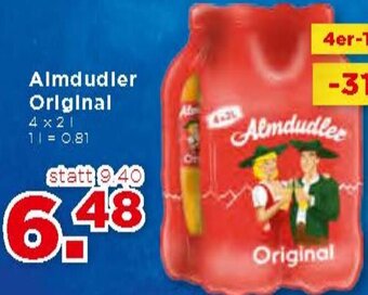 Unimarkt Almdudler Original 1 l Angebot