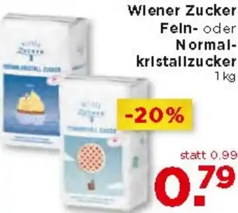 Unimarkt Wiener Zucker Feln-oder Normal-Kristallzucker 1 kg Angebot