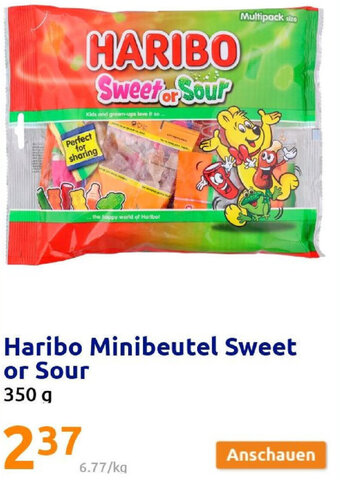 Action Haribo Minibeutel Sweet or Sour 350 g Angebot